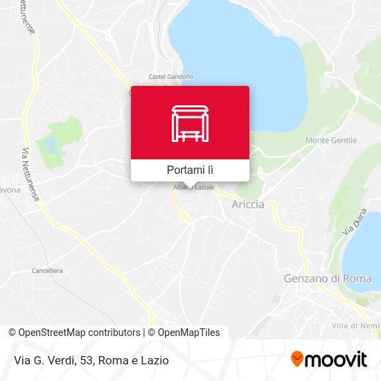 Mappa Via G. Verdi, 53