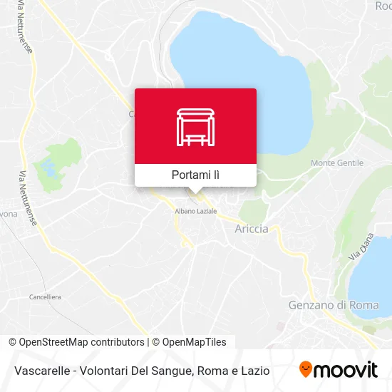 Mappa Vascarelle - Volontari Del Sangue
