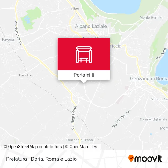 Mappa Prelatura - Doria