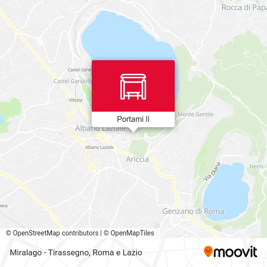 Mappa Miralago - Tirassegno