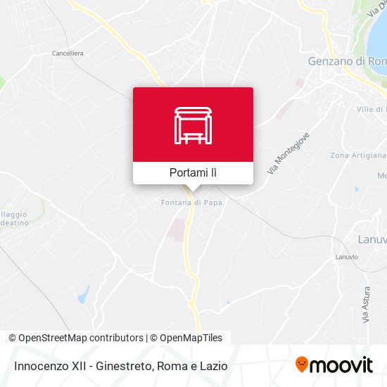 Mappa Innocenzo XII - Ginestreto