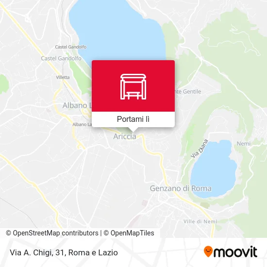 Mappa Via A. Chigi, 31