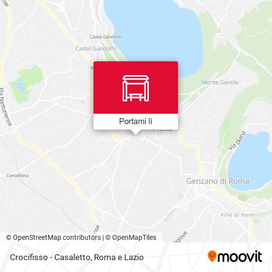 Mappa Crocifisso - Casaletto