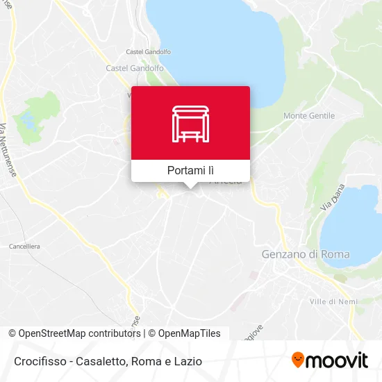 Mappa Crocifisso - Casaletto