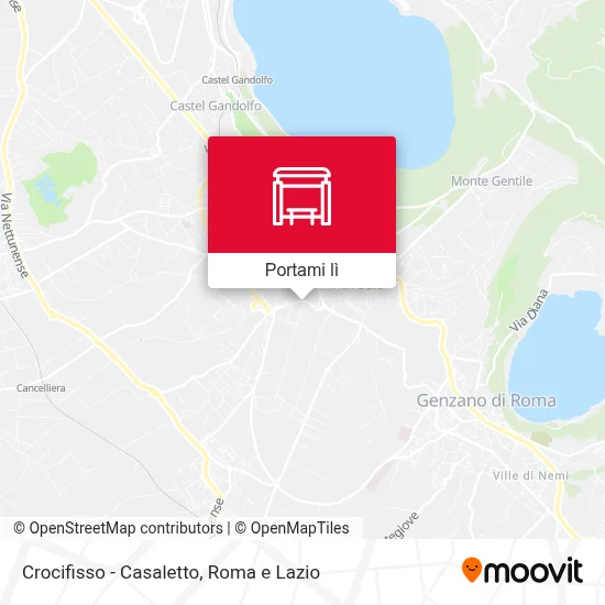 Mappa Crocifisso - Casaletto