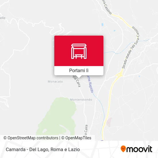 Mappa Camarda - Del Lago