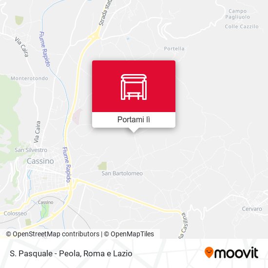 Mappa S. Pasquale - Peola
