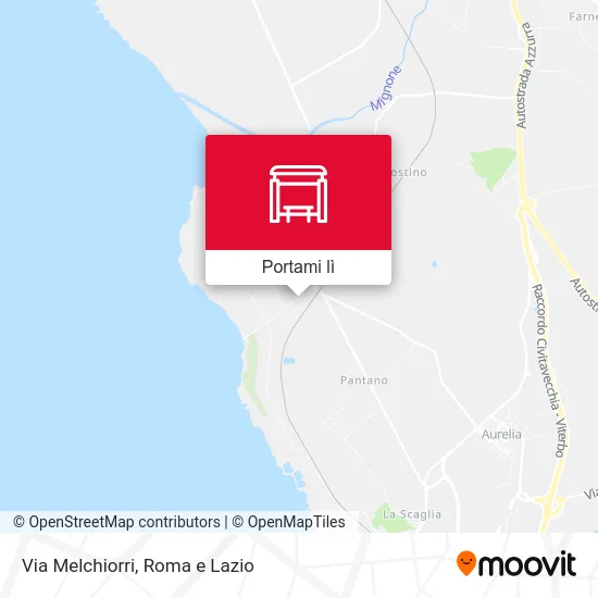 Mappa Via Melchiorri