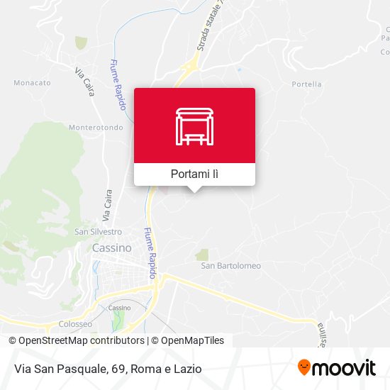 Mappa Via San Pasquale, 69