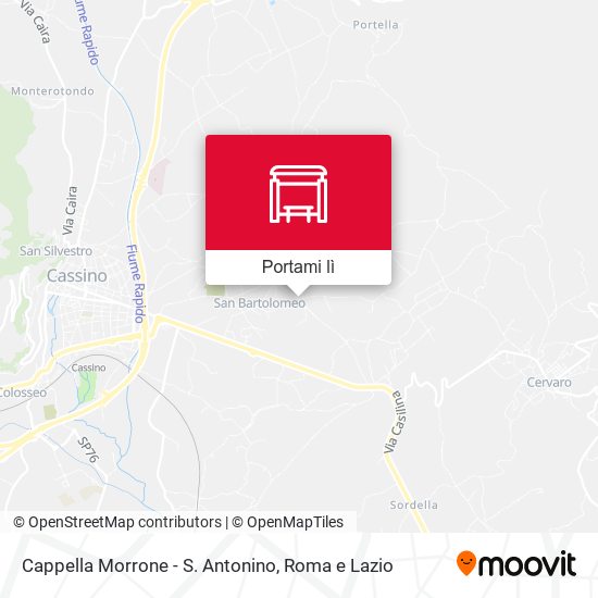 Mappa Cappella Morrone - S. Antonino