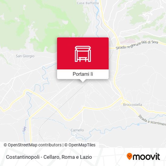 Mappa Costantinopoli - Cellaro