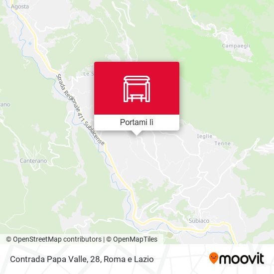 Mappa Contrada Papa Valle, 28
