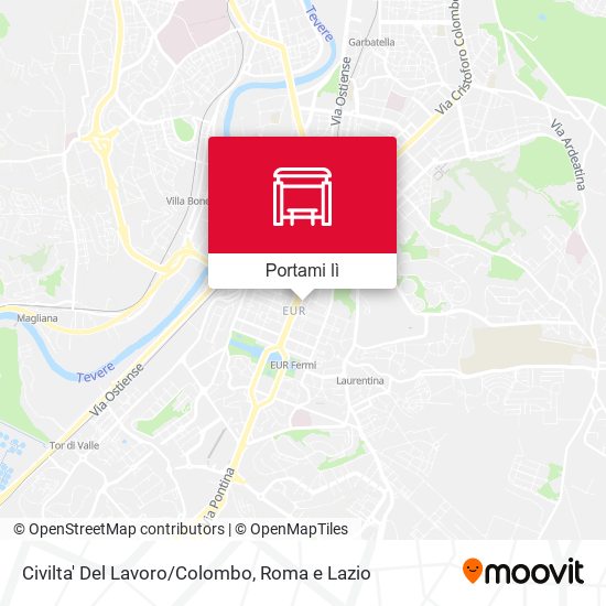 Mappa Civilta' Del Lavoro/Colombo