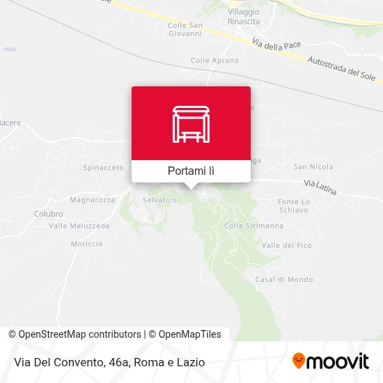 Mappa Via Del Convento, 46a