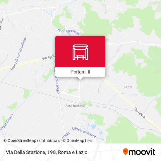 Mappa Via Della Stazione, 198