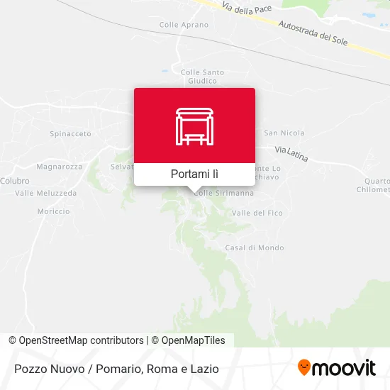Mappa Pozzo Nuovo / Pomario