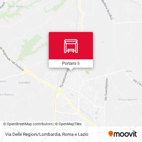 Mappa Via Delle Regioni/Lombardia