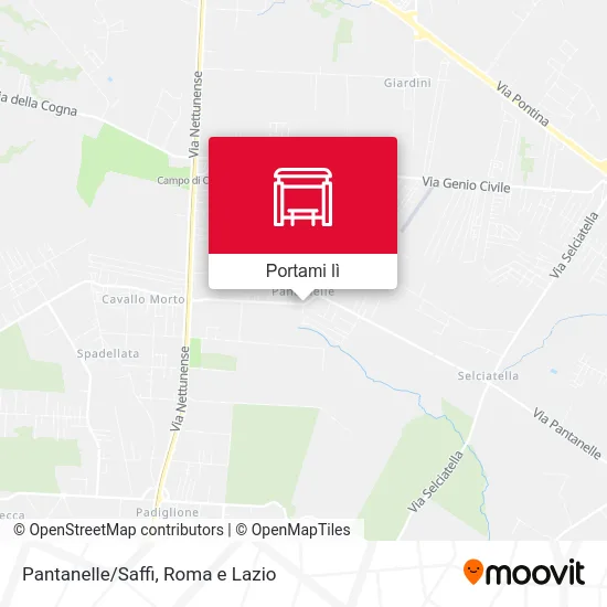 Mappa Pantanelle/Saffi