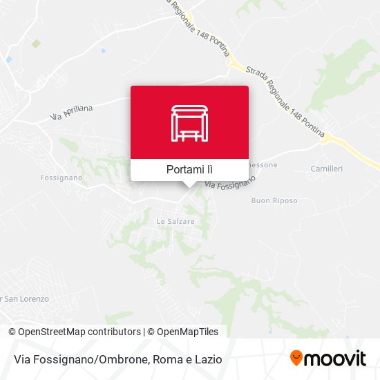 Mappa Via Fossignano/Ombrone