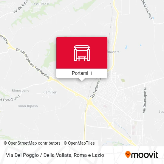 Mappa Via Del Poggio / Della Vallata