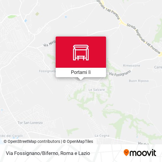 Mappa Via Fossignano/Biferno