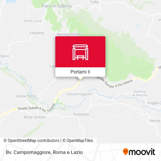 Mappa Bv. Campomaggiore