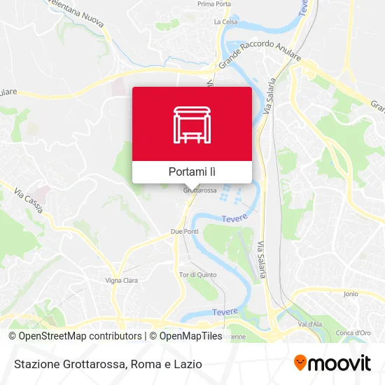 Mappa Stazione Grottarossa