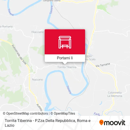 Mappa Torrita Tiberina - P.Zza Della Repubblica
