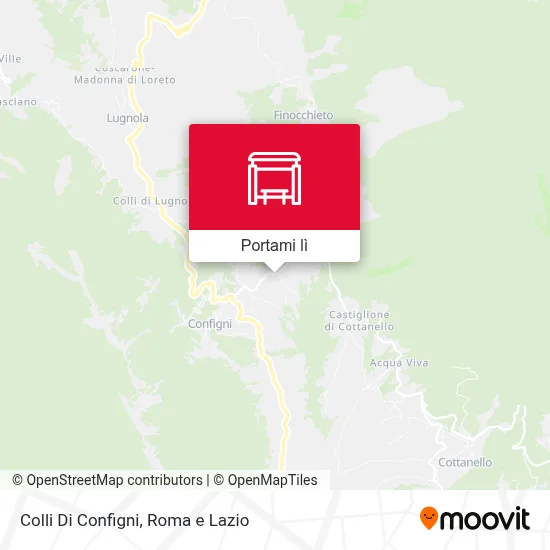 Mappa Colli Di Configni