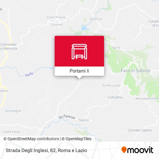 Mappa Strada Degli Inglesi, 82