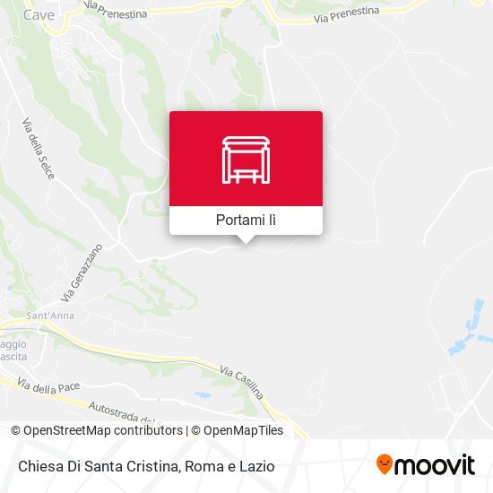 Mappa Chiesa Di Santa Cristina