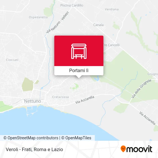 Mappa Veroli - Frati