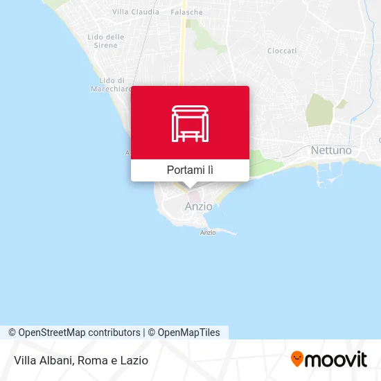 Mappa Villa Albani