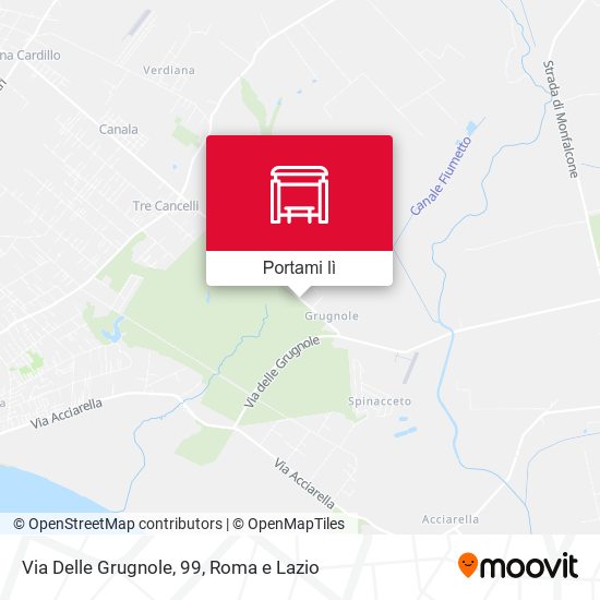 Mappa Via Delle Grugnole, 99