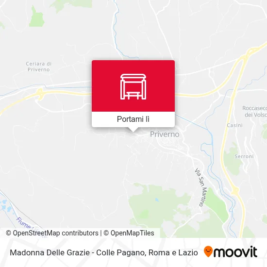 Mappa Madonna Delle Grazie - Colle Pagano