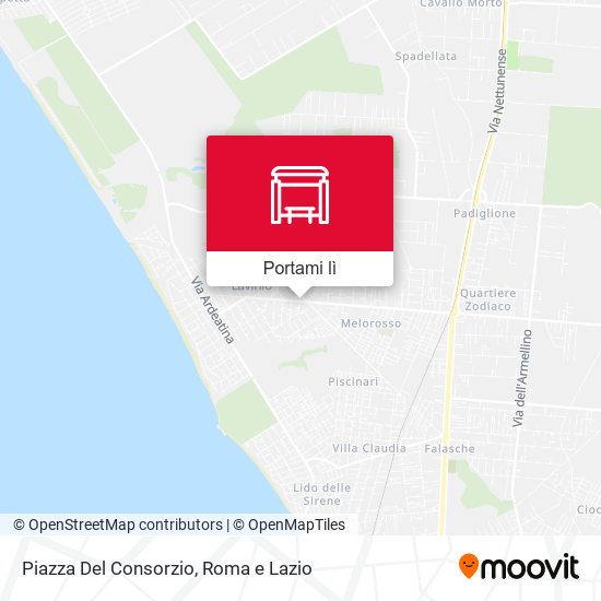 Mappa Piazza Del Consorzio