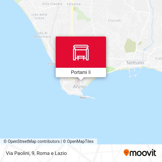 Mappa Via Paolini, 9