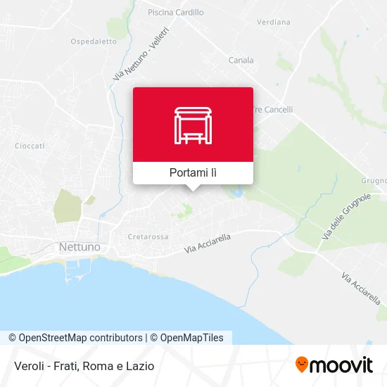 Mappa Veroli - Frati