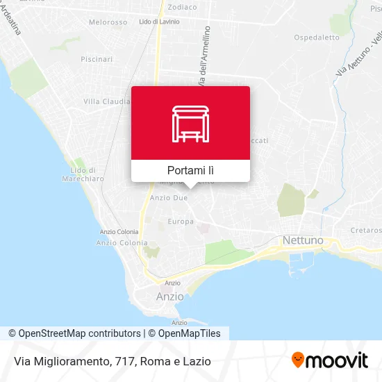 Mappa Via Miglioramento, 717