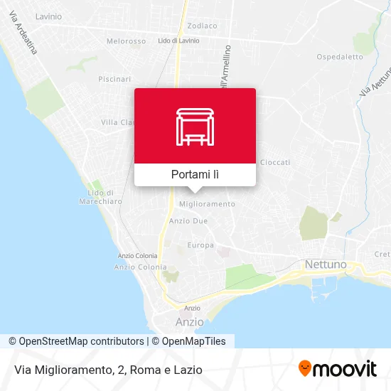 Mappa Via Miglioramento, 2