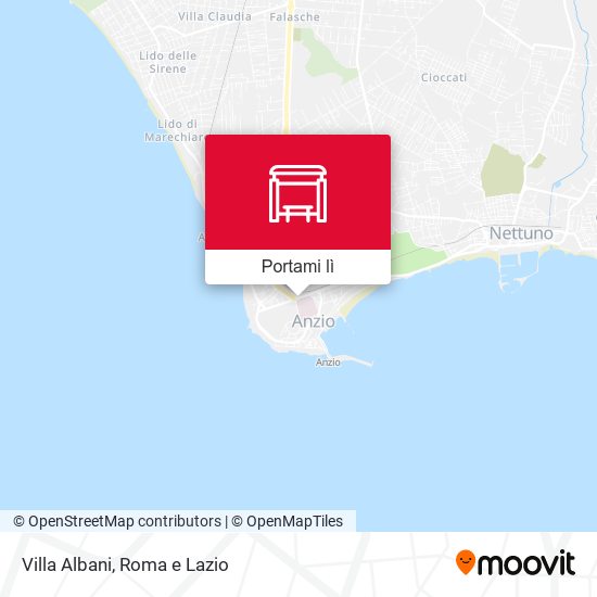 Mappa Villa Albani