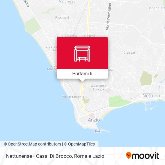 Mappa Nettunense - Casal Di Brocco