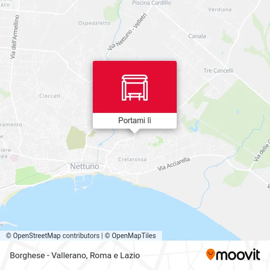 Mappa Borghese - Vallerano