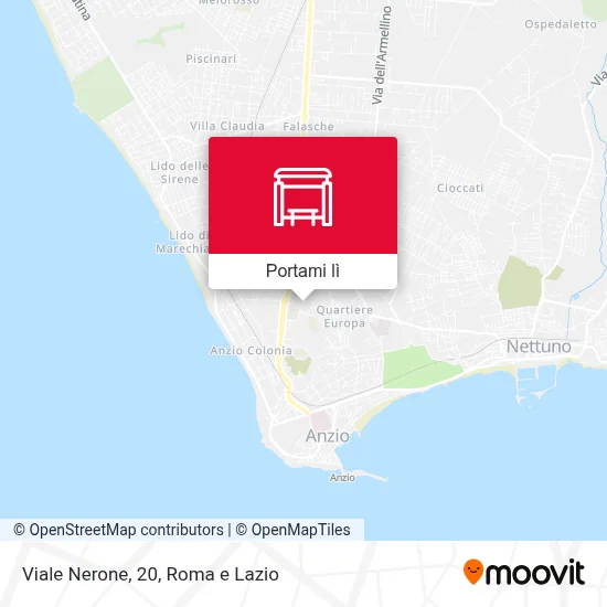 Mappa Viale Nerone, 20