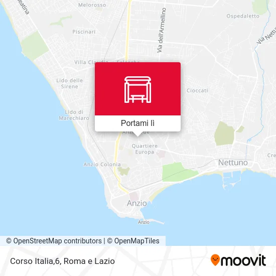 Mappa Corso Italia,6