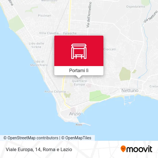 Mappa Viale Europa, 14