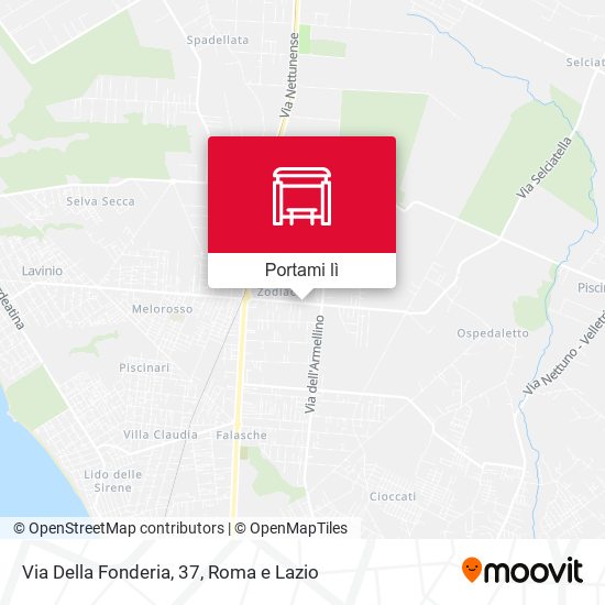 Mappa Via Della Fonderia, 37