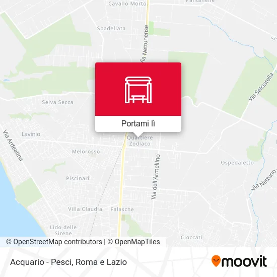 Mappa Acquario - Pesci