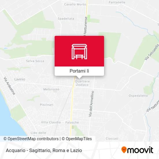 Mappa Acquario - Sagittario