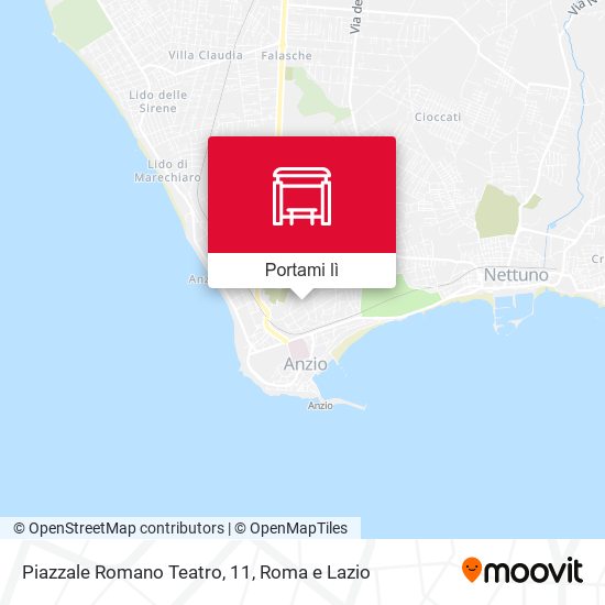 Mappa Piazzale Romano Teatro, 11